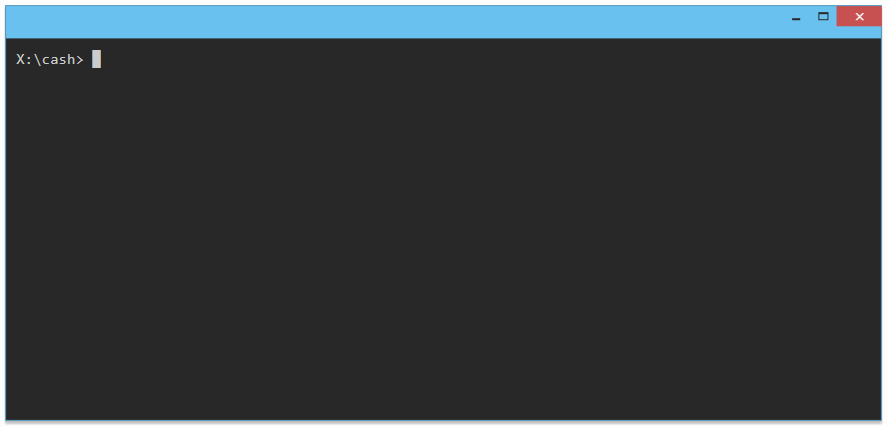 当然,cash看起来其实跟bash挺像,其实也确实有关系. 想要使用它吗?