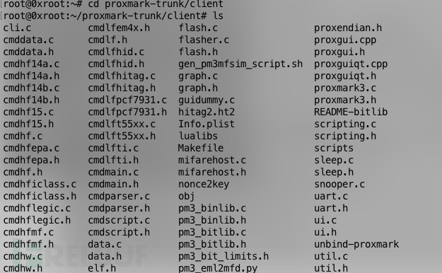 cd proxmark-trunk/client