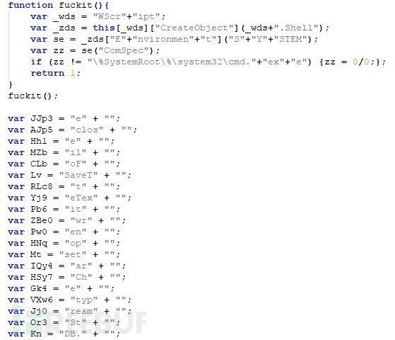 从jscript脚本混淆说起