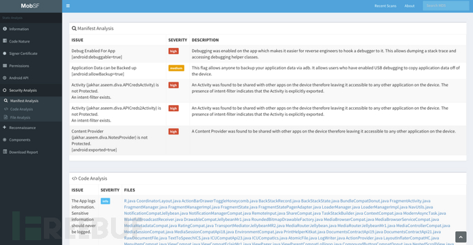 MobSF：一款功能强大的智能移动安全框架