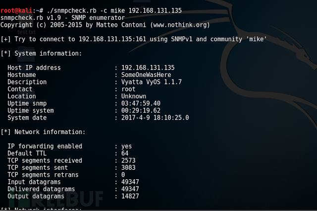 一次对SNMP服务的渗透测试 一次对SNMP服务的渗透测试