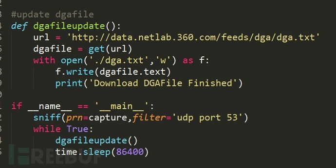 利用Python实现DGA域名检测