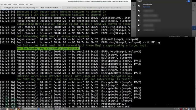 WPA2 KRACKAttacks 分析报告