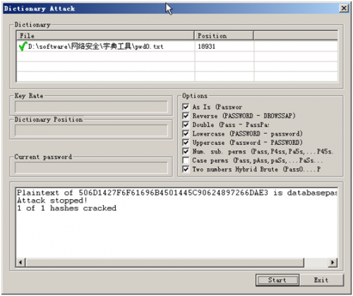 crack or decrypt vnc server encrypted password