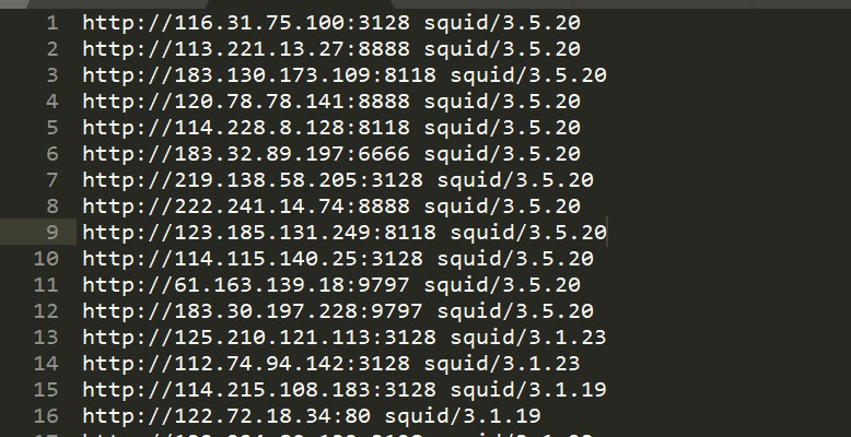 基于代理IP的挖掘与分析