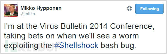 关于ShellShock的博客
