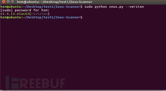 开源工具Zeus-Scanner宙斯扫描器