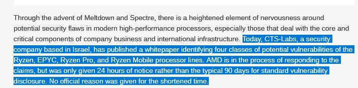 CTS-Labs披露AMD CPU重大漏洞，阴谋、炒作或真有干货？-第6张图片-网盾网络安全培训