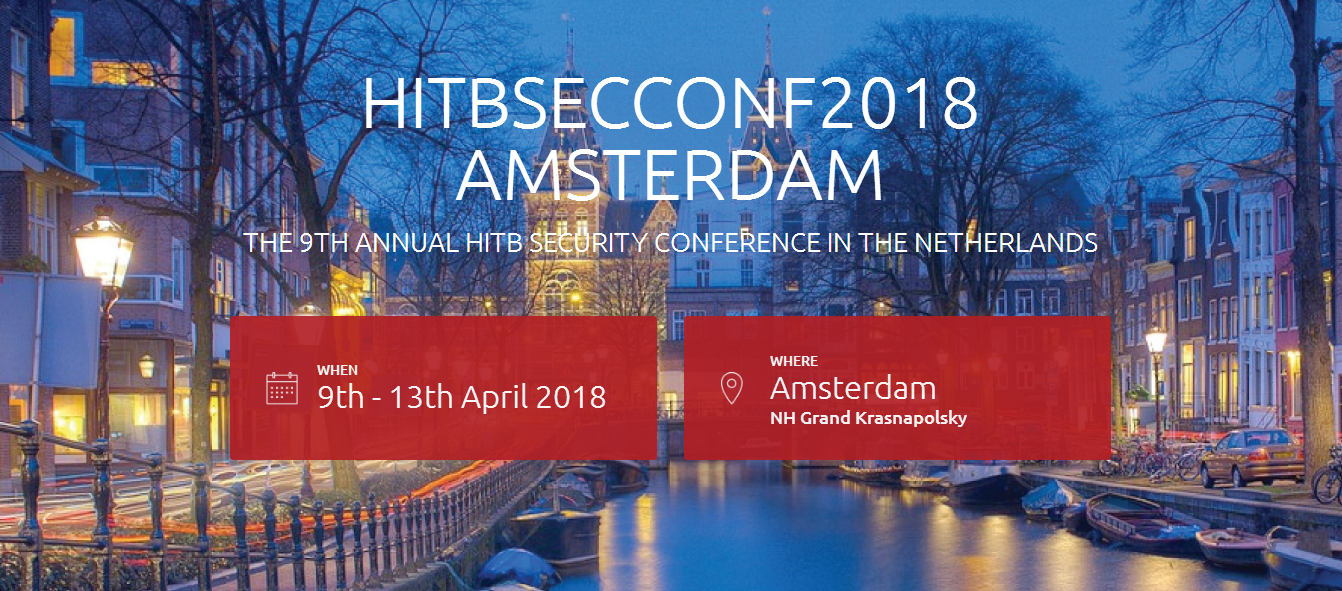 赛宁网安竞赛平台将赴欧洲，亮相HITBSecConf 2018-阿姆斯特丹-第2张图片-网盾网络安全培训
