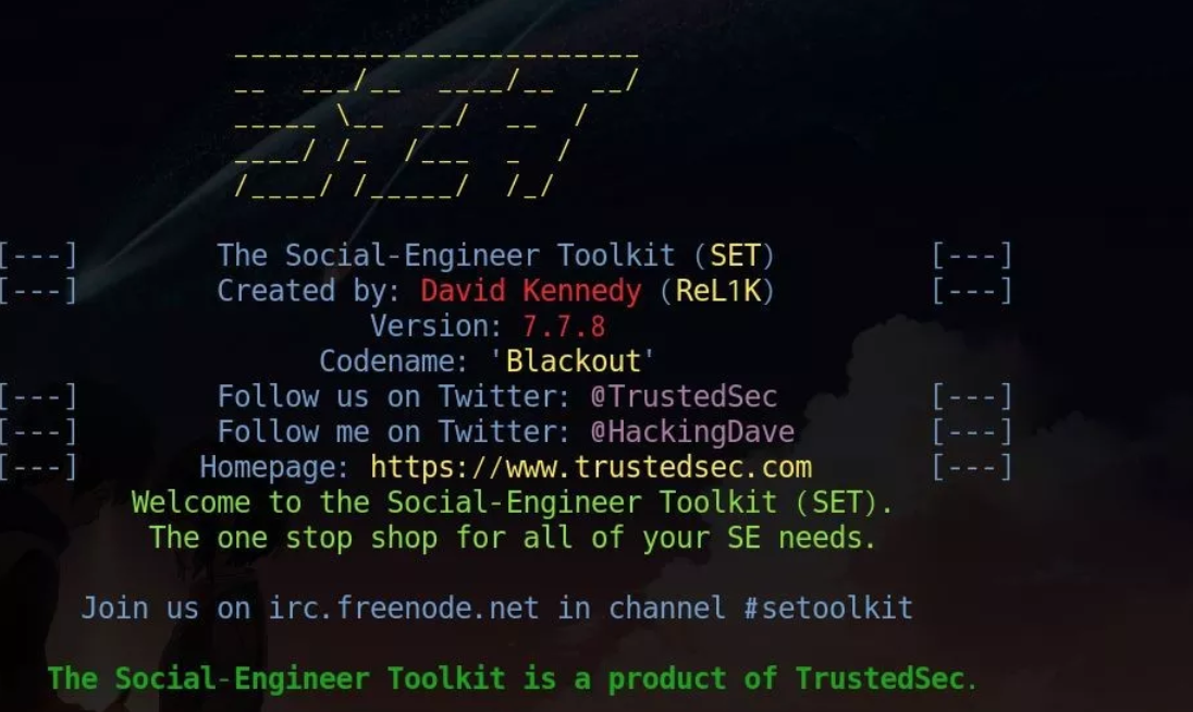 Kali linux 渗透攻击之社会工程学攻击-第1张图片-网盾网络安全培训