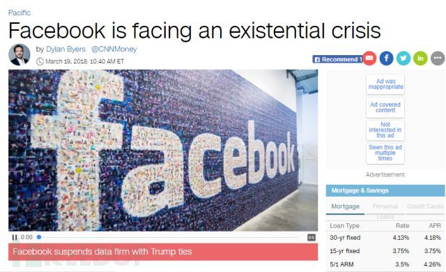 Facebook危机