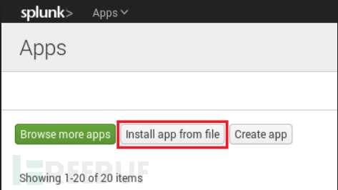 Install app from file
