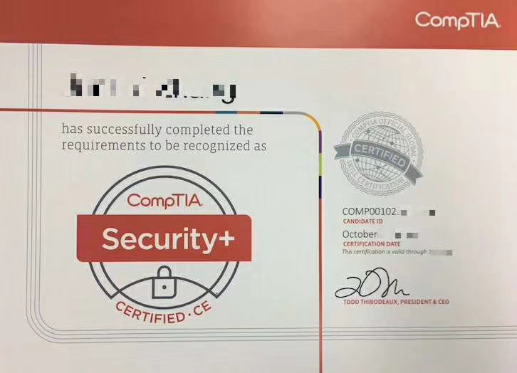 Security+认证通关攻略-送给备考的你-第2张图片-网盾网络安全培训