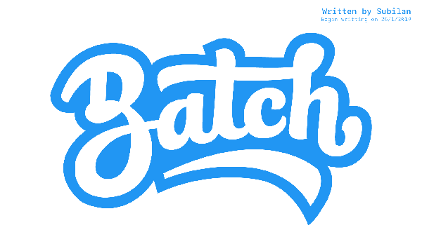 Batch入门教程丨第一章：部署与Hello World!（上）-第1张图片-网盾网络安全培训