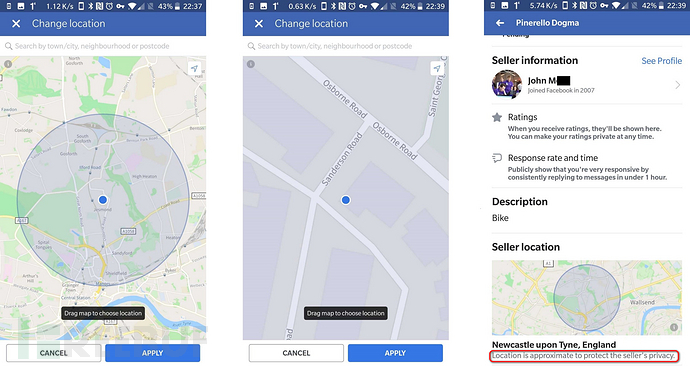 获取Facebook Marketplace卖家精确地理位置信息