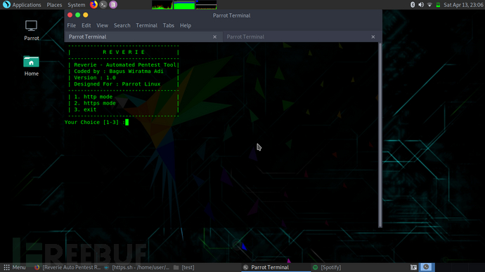 Reverie:一款针对Parrot Linux的自动化渗透测试工具