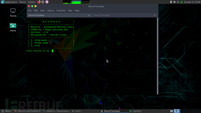 Reverie：一款针对Parrot Linux的自动化渗透测试工具