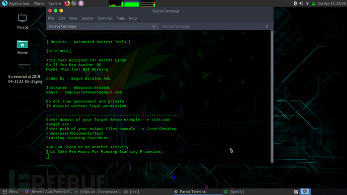Reverie：一款针对Parrot Linux的自动化渗透测试工具
