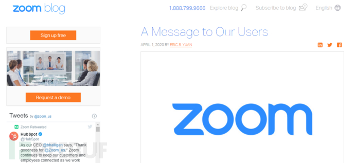 黑客开价50万抛售0day漏洞 揭zoom爆红后的安全 多宗罪 Freebuf网络安全行业门户 黑客开价50万抛售0day漏洞 揭zoom爆红后的安全 多宗罪 Freebuf网络安全行业门户