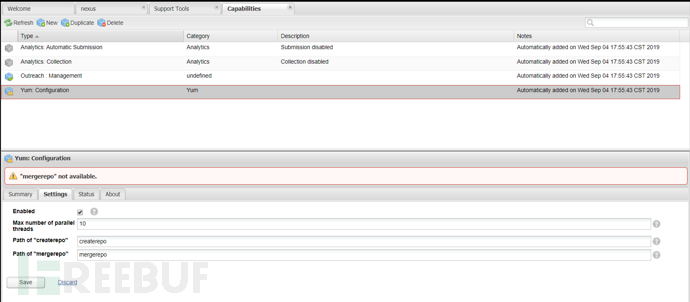 Nexus Repository Manager 2.x命令注入漏洞 (CVE-2019-5475) 两次绕过