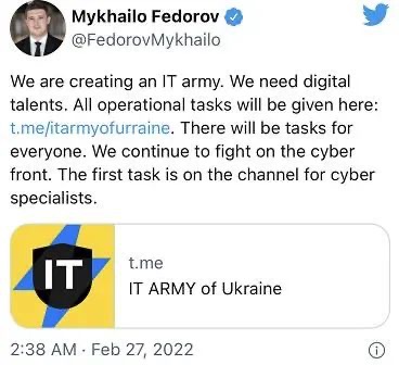 网络战发展成“第五战场”，这些数据告诉你乌克兰的网络现状-第12张图片-网盾网络安全培训