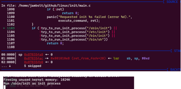 qemu虚拟化调试arm linux kernel启动流程