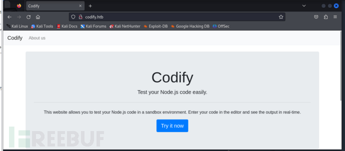 HackTheBox？Codify！