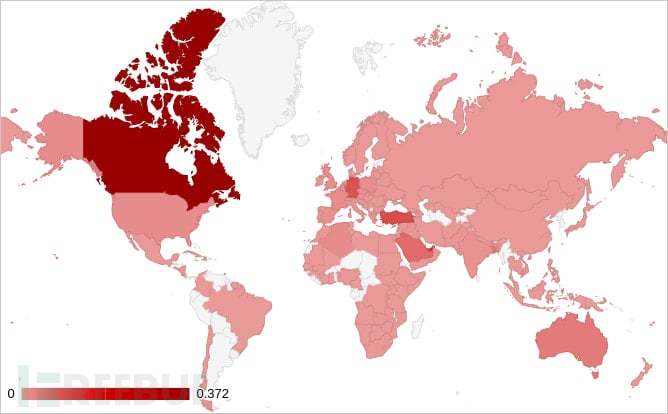 Victims heatmap