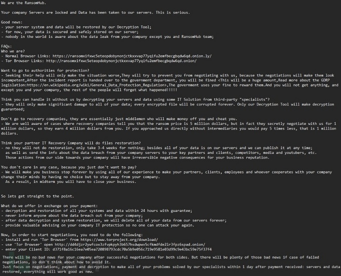 RansomHub: The New King of Ransomware? Targeted 600 Firms in 2024
