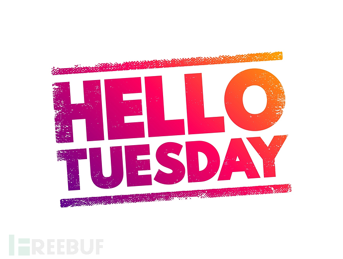 Hello Tuesday文字印章，概念背景