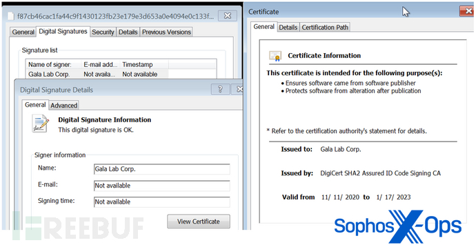 Gala Labs过期证书被恶意利用