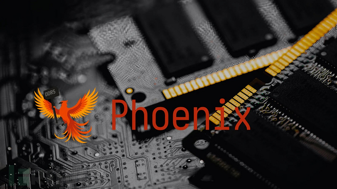 Phoenix Rowhammer攻击DDR5内存示意图