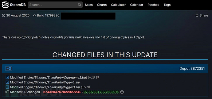 SteamDB补丁文件