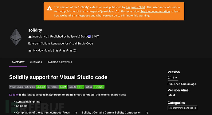 Solidity扩展(来源:Secure Annex)