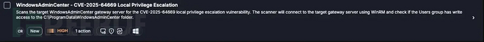 Cymulate Exposure Validation with the new attack scenario WindowsAdminCenter – CVE-2025-64669 Local Privilege Escalation