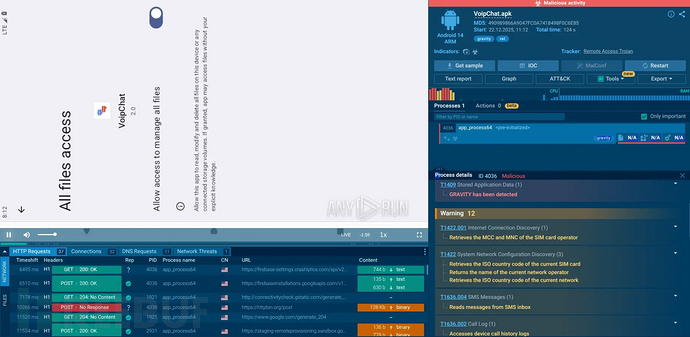 GravityRAT恶意软件引爆（来源：ANY.RUN）