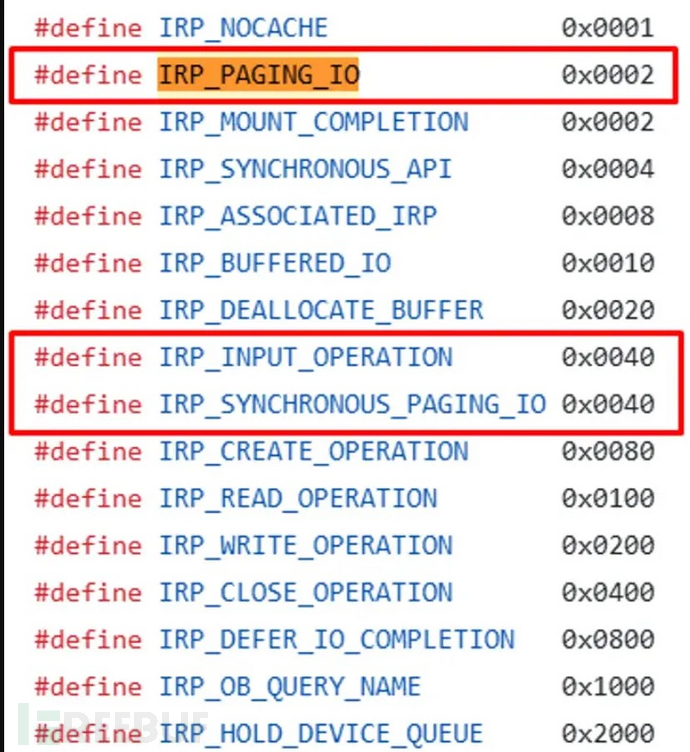 IRP_PAGING_IO含义（来源：coresecurity）