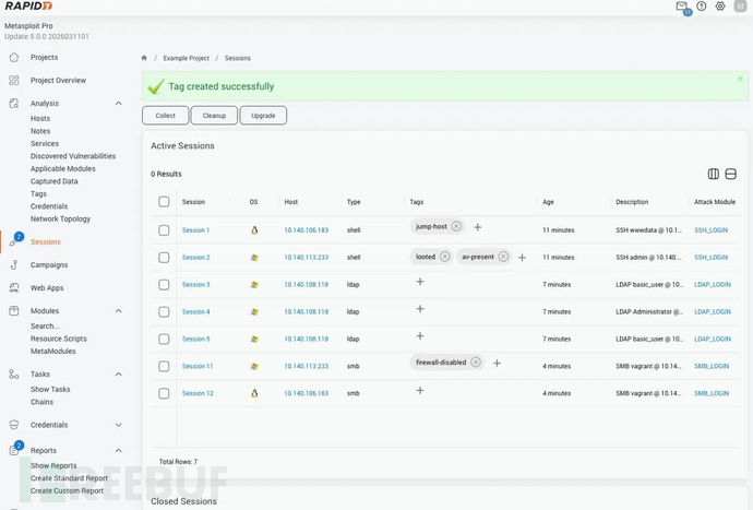 新会话启动和分析师切换任务时上下文可能快速消失（来源：Rapid7）