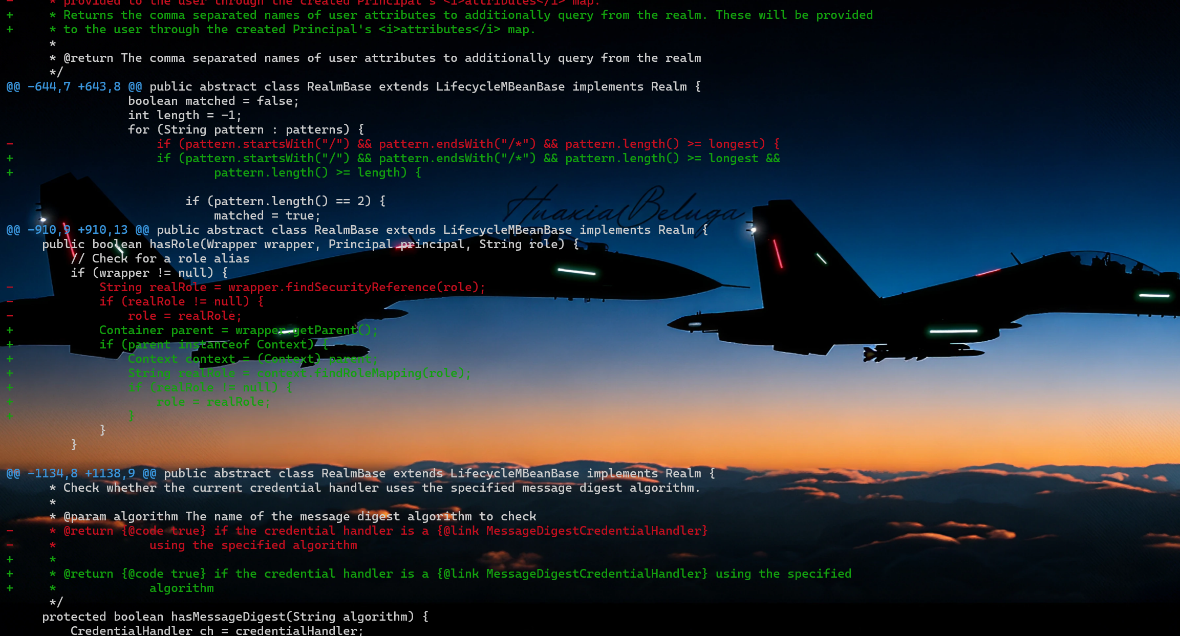 git diff 门控改动