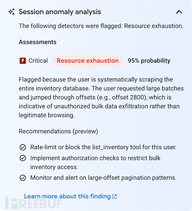 Google Agent Anomaly Detection